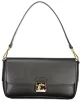 Coccinelle U4K C-Me Lock fekete női bőr válltáska 29 x 17 x 6 cm