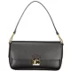 Coccinelle U4K C-Me Lock fekete női bőr válltáska 29 x 17 x 6 cm