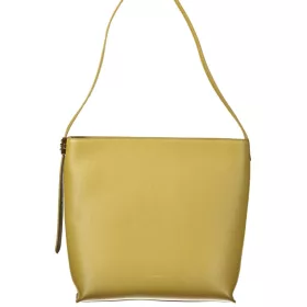   Coccinelle U4K C-Me Lock mustársárga női bőr bucket bag, vödörtáska 30 x 26 x 12 cm