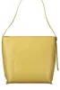 Coccinelle U4K C-Me Lock mustársárga női bőr bucket bag, vödörtáska 30 x 26 x 12 cm