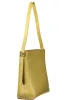 Coccinelle U4K C-Me Lock mustársárga női bőr bucket bag, vödörtáska 30 x 26 x 12 cm