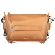 Coccinelle konyakbarna női oldaltáska, crossbody  26 x 20 x 7 cm
