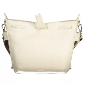   Coccinelle törtfehér női bőr vödörtáska, bucketbag 25 x 24 x 6 cm