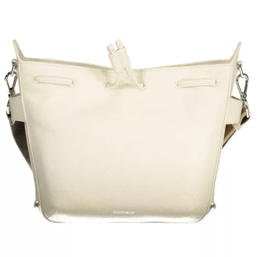 Coccinelle törtfehér női bőr vödörtáska, bucketbag 25 x 24 x 6 cm