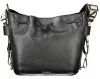 Coccinelle fekete női bőr vödörtáska, bucketbag 25 x 24 x 6 cm