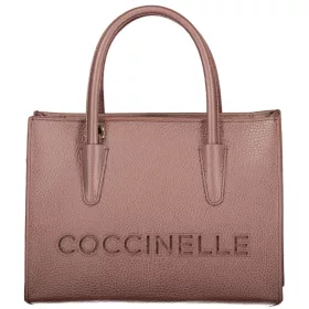   Coccinelle Myrtha26 mokkabarna női bőr tote bag, oldalpánttal 26 x 19 x 12 cm