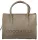 Coccinelle Myrtha26 sötét taupe női bőr tote bag, oldalpánttal 26 x 19 x 12 cm