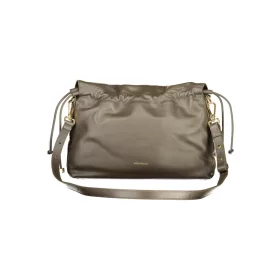   Coccinelle Lidia sötét taupe női bőr oldaltáska 31 x 21 x 10 cm