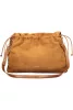 Coccinelle  Lidia Suede konyakbarna női velúr bőr válltáska 38 x 27 x 11 cm