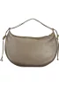 Coccinelle sötét taupe női bőr válltáska 45 x 27 x 2 cm