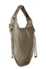 Coccinelle sötét taupe női bőr válltáska 45 x 27 x 2 cm