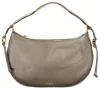 Coccinelle Thess sötét taupe női bőr válltáska 38 x 23 x 2 cm