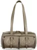 Coccinelle Mavery Pocket taupe női bőr válltáska 30 x 14 x 14 cm