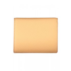    Dámska kožená peňaženka Coccinelle broskyňovej farby 11 x 8 x 2,5 cm