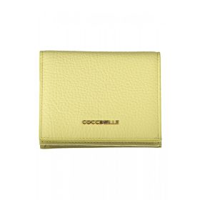   Dámska kožená peňaženka Coccinelle béžovej farby 11 x 9 x 3 cm