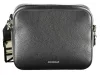  Dámska čierna kožená crossbody kabelka Coccinelle 22 x 7 x 17 cm