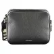  Dámska čierna kožená crossbody kabelka Coccinelle 22 x 7 x 17 cm