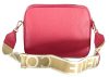  Dámska kabelka cez rameno Coccinelle červená, párty taška 22 x 17 x 6 cm