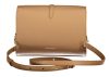  Coccinelle camel, kožená dámska kabelka cez rameno 20 x 14 x 7 cm