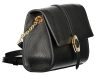  Dámska kožená kabelka cez rameno Coccinelle čierna 20 x 14 x 7 cm