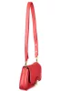 Coccinelle U4K C-Me Lock piros női bőr válltáska, oldaltáska 20 x 12 x 4 cm