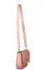 Coccinelle U4K C-Me Lock púderrózsaszín női bőr válltáska, oldaltáska 20 x 12 x 4 cm