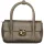  Coccinelle U4K C-Me Lock sötét taupe bőr női kézitáska, oldalpánttal 20 x 11 x 6 cm