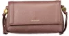 Coccinelle Thess mokkabarna női bőr oldaltáska, crossbody 20 x 12 x 7 cm
