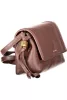 Coccinelle Thess mokkabarna női bőr oldaltáska, crossbody 20 x 12 x 7 cm