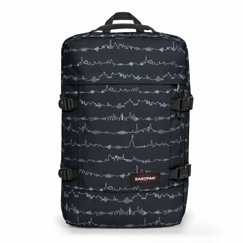 Eastpak Tranzpack Beat Black kabínový kufor, cestovná taška, batoh všetko v jednom 17"