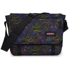    Eastpak Delegate+ Neonprint čierna bočná taška, taška na notebook 17"