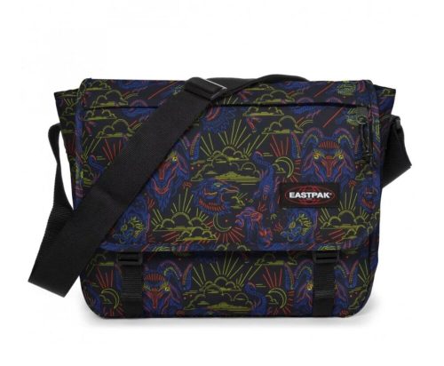  Eastpak Delegate+ Neonprint čierna bočná taška, taška na notebook 17"