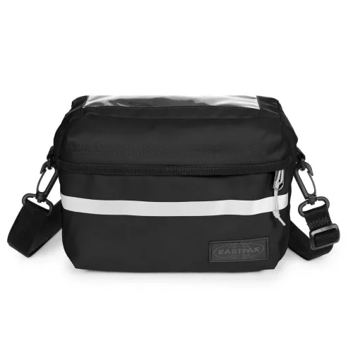  Vodotesná bočná taška Eastpak Aman Bike Tarp Black, ktorú možno pripevniť na bicykel