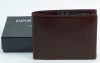  Hnedá pánska kožená peňaženka Emporio Valentini s prackou vo vnútri 13x9,5 cm