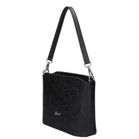    Karen Ranie béžovo-krokodová, dámska kabelka z vláknitej kože, taška cez rameno