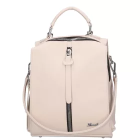    Karen Oliwia čierno-grafitová dámska vláknitá kožená kabelka, taška cez rameno