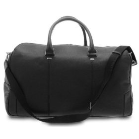  Čierna kožená cestovná taška Giudi 51 x 29 cm