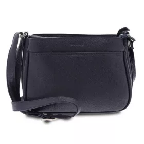    Dámska kožená kabelka cez rameno Giudi tmavomodrá 25 × 17 cm