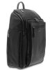  Čierny kožený ruksak Giudi 43 × 32 cm