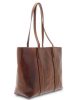  Dámska veľká kožená kabelka cez rameno Giudi, shopper Vacchetta 42 × 29 cm