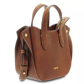    Dámska kožená kabelka cez rameno Giudi Simona, Vacchetta 27 × 20 cm