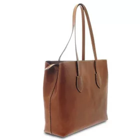    Giudi Brigida Tracollina dámska kožená kabelka cez rameno, Vacchetta 36 × 30 cm