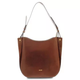    Dámska kožená dizajnová kabelka cez rameno Giudi Simona, Vacchetta 35 × 31 cm