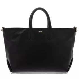    Dámska kožená kabelka Giudi classic style koňaková s popruhom cez rameno 33 × 25 cm