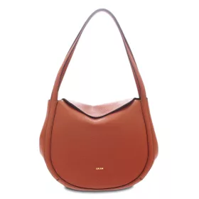    Dámska kožená dizajnová kabelka cez rameno Giudi Simona, Vacchetta 38 × 31 cm