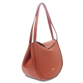    Dámska kožená dizajnová kabelka cez rameno Giudi Simona, Vacchetta 38 × 31 cm