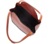  Dámska kožená dizajnová kabelka cez rameno Giudi Simona, Vacchetta 38 × 31 cm