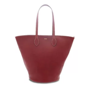    Dámska kožená dizajnová kabelka cez rameno Giudi Simona, Vacchetta 38 × 31 cm