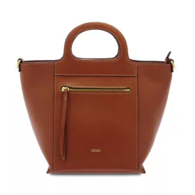    Dámska kožená dizajnová kabelka cez rameno Giudi Simona, Vacchetta 38 × 31 cm
