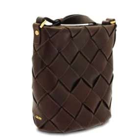    Dámska kožená dizajnová kabelka cez rameno Giudi Simona, Vacchetta 38 × 31 cm